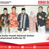 Sekda Kukar Kaseh Selamat Sultan Aji Muhammad Arifin ke 72