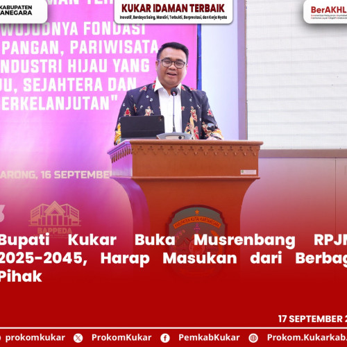 Bupati Kukar Buka Musrenbang RPJMD 2025-2045, Harap Masukan dari Berbagai Pihak    ​