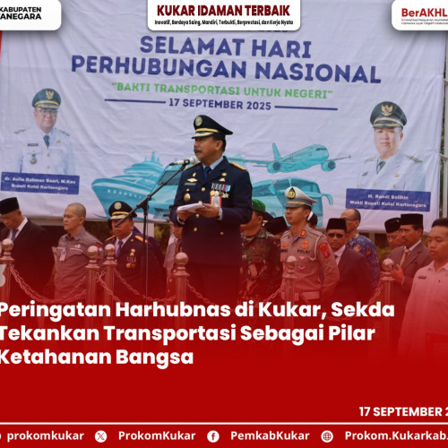 Peringatan Harhubnas di Kukar, Sekda Tekankan Transportasi Sebagai Pilar Ketahanan Bangsa